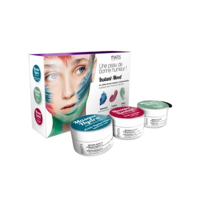 INSTANT-MOOD MULTIMASKING, ΣΕΤ ΜΑΣΚΩΝ ΓΙΑ ΔΙΑΦΟΡΕΤΙΚΕΣ ΑΝΑΓΚΕΣ ΔΕΡΜΑΤΟΣ 3 ΤΕΜΑΧΙΑ x 15gr - MATIS PARIS REPONSE JEUNESSE 